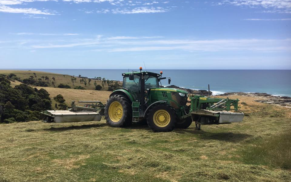 Deleted joe herbert contracting ltd with Mower at Kaikoura