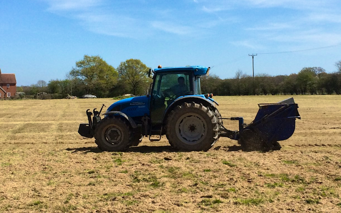 Chris thomas plant and agricultural services with Mower at Sandhurst
