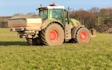 Gregson farming with Fertiliser application at United Kingdom