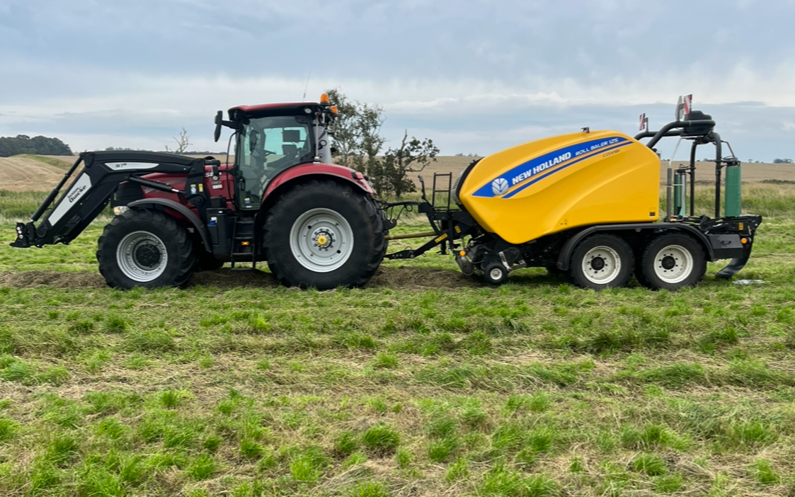 Mtp udlejning  med Wrapballepresser ved Terndrup