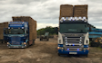 Norfolk straw products ltd with Flat trailer at United Kingdom