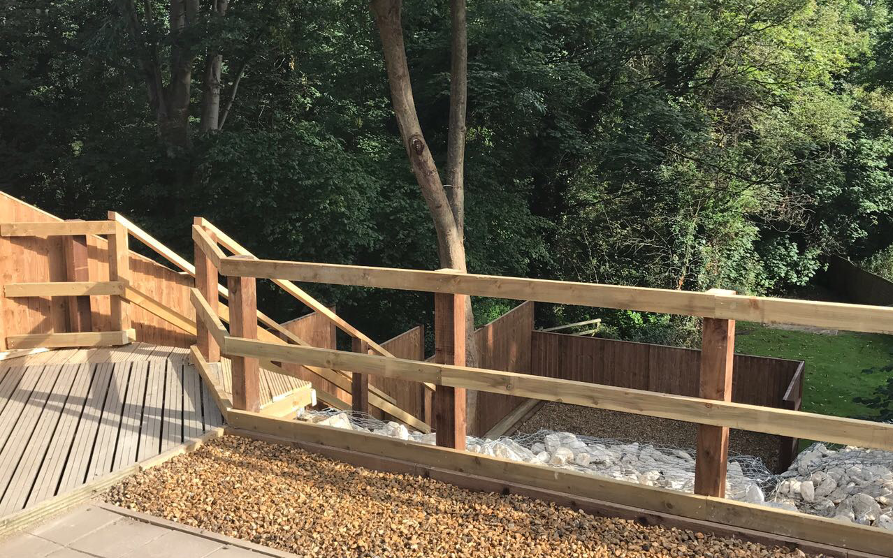 M & j oakley ltd with Fencing at Bygrave Road