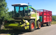 Scott walton contracting  with Forage harvester at United Kingdom