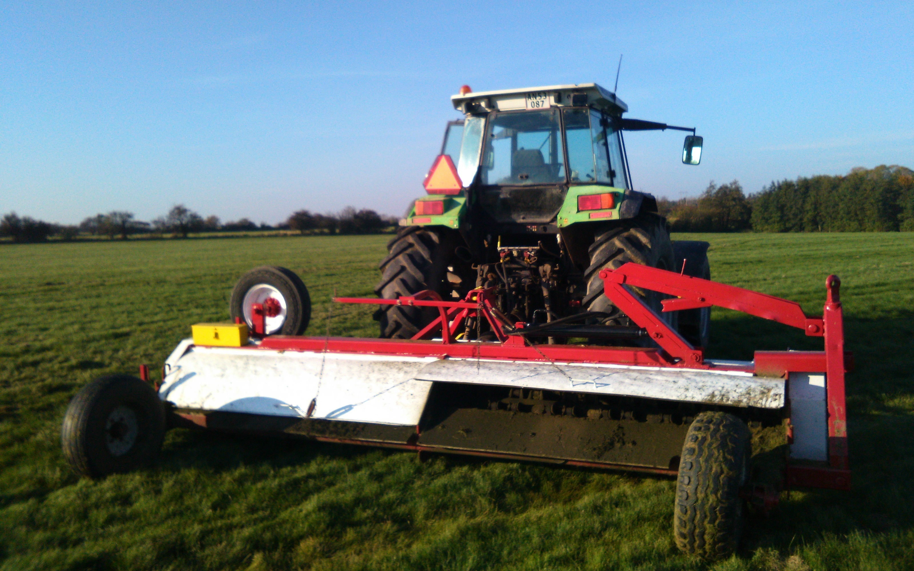 Højgaard - lysabild med Afpudser ved Sydals