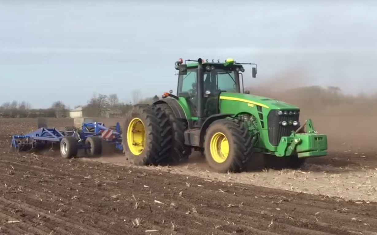 Bimpel med Traktor over 300 hk ved Tønder