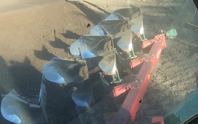 Kobberbøl maskinstation med Plov ved Randbøldal