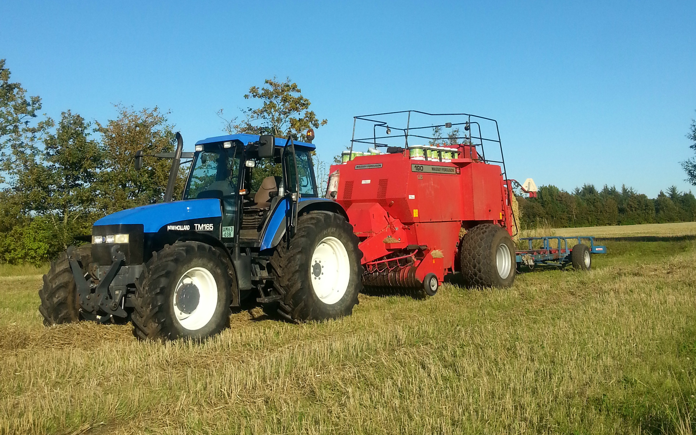Agervig skovgård v/ kåre flye andersen med Bigballepresser ved Varde
