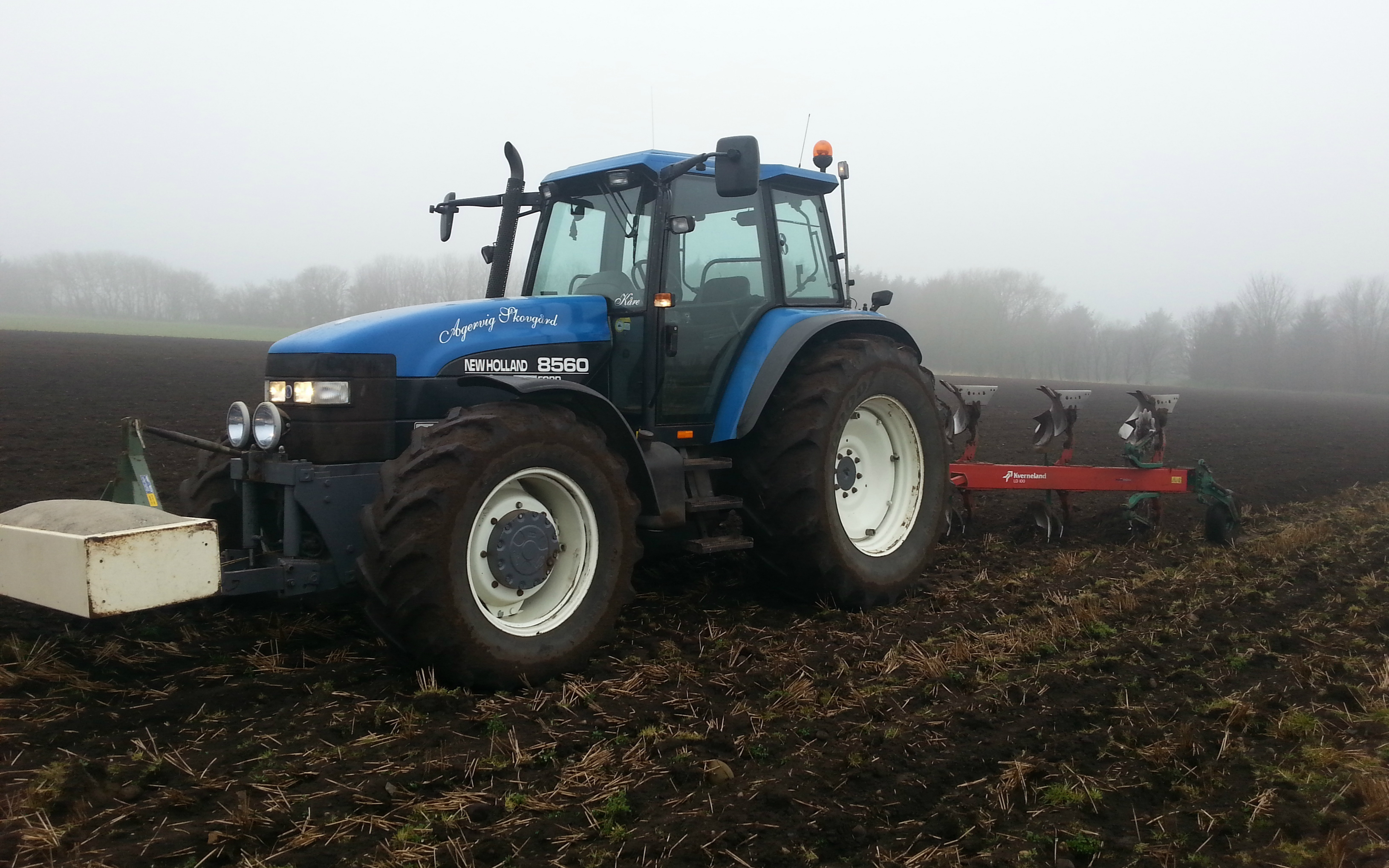 Agervig skovgård v/ kåre flye andersen med Plov ved Varde