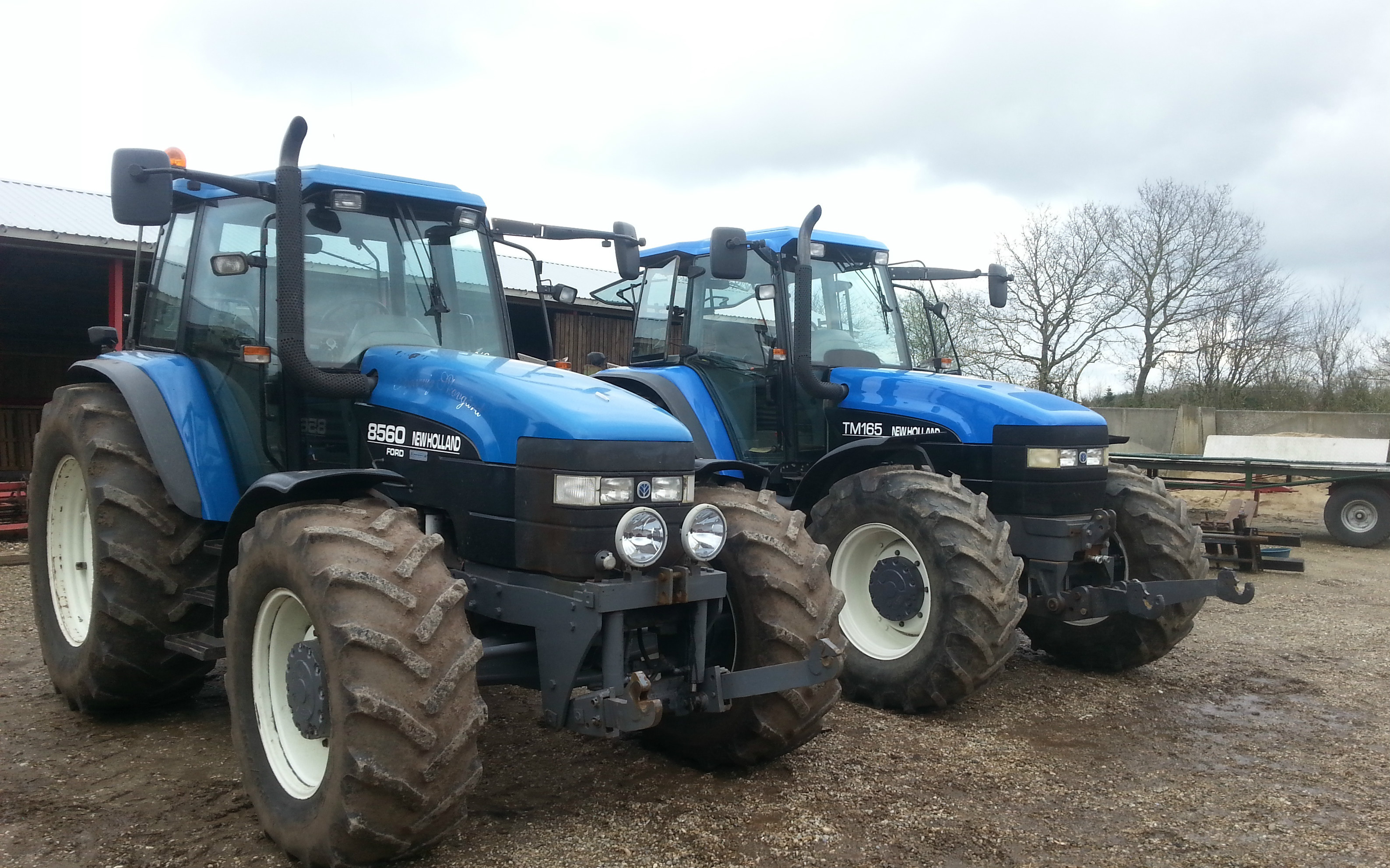 Agervig skovgård v/ kåre flye andersen med Traktor 201-300 hk ved Varde