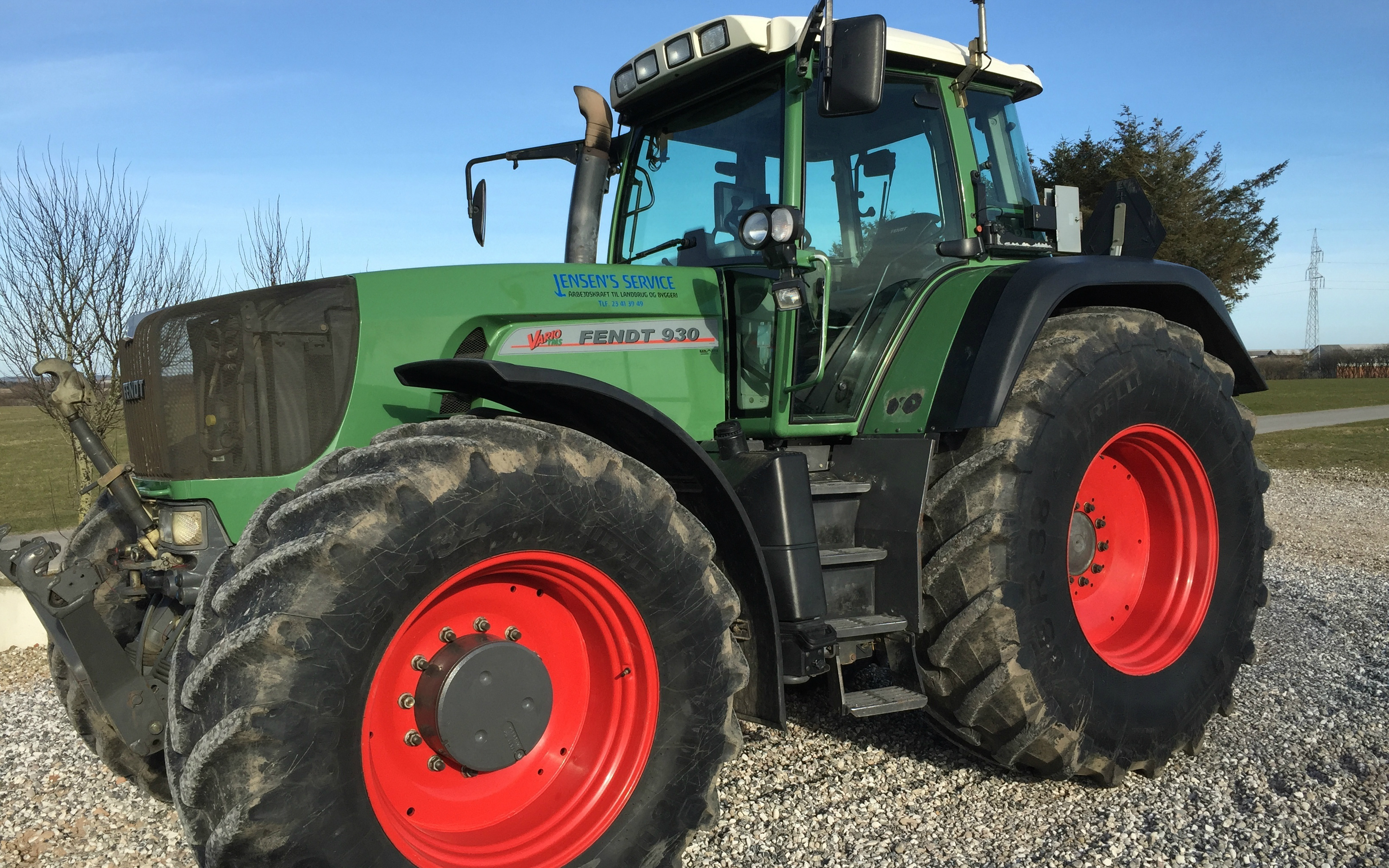 Jensen's service med Traktor 201-300 hk ved Hjørring