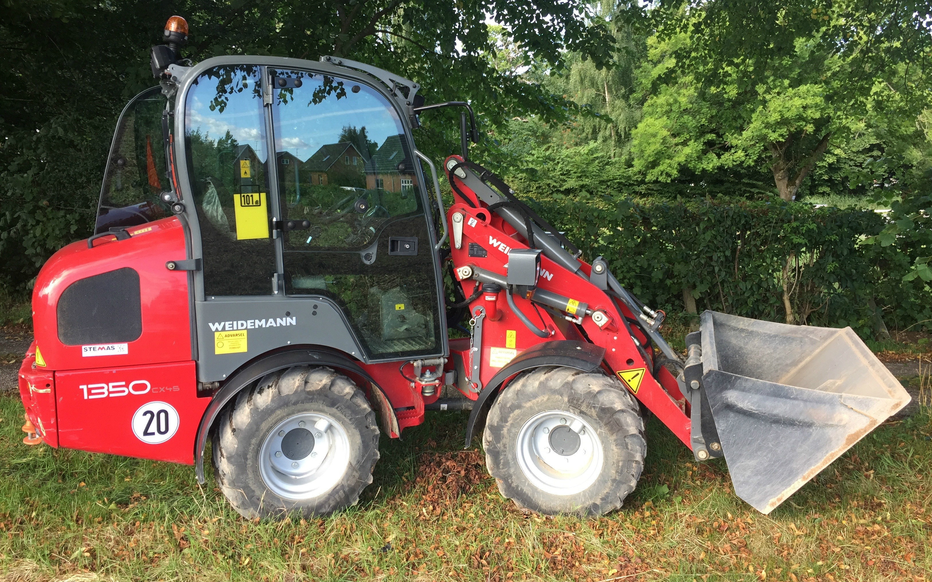 Tebac aps med Minilæsser ved Børkop