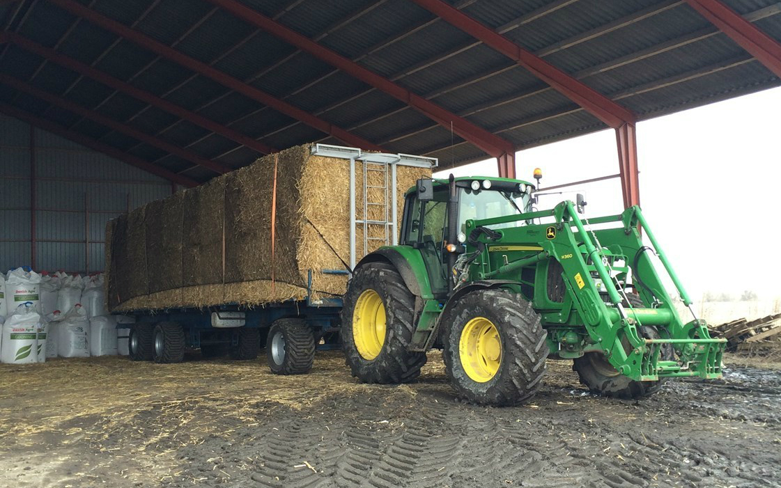 Lærkesminde med Halmvogn ved Øster-Ulslev