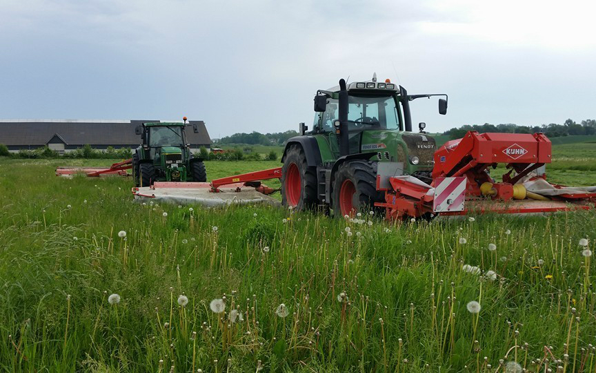 Havemark maskinservice med Skårlægger ved Haslev