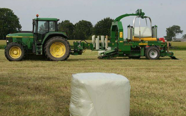 Havemark maskinservice med Wrapper ved Haslev