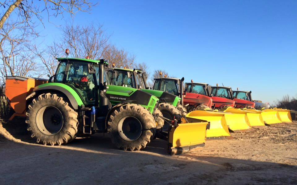 Stolbrolykke maskinstation aps med Snerydning ved Nordborg