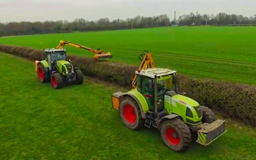 A&s eggleston with Verge/flail Mower at United Kingdom