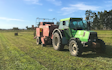 Drummond contracting ltd with Large square baler at Ashburton