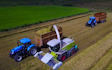 M & m bell contractors with Forage harvester at United Kingdom
