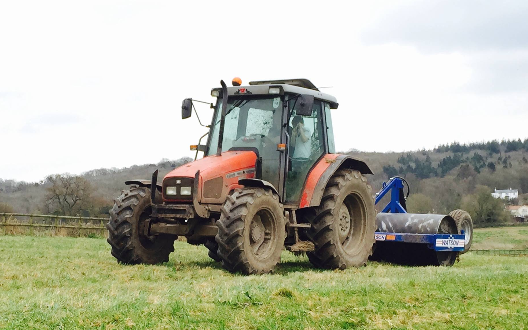 Jon richards contracting  with Rolls/presses at East Hewish