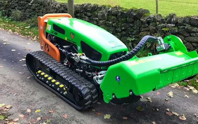 Elmsolutions with Verge/flail Mower at Swanwick