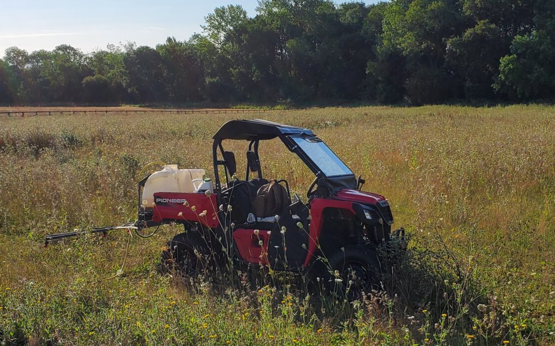 Little malvern farm paddock maintenance  with Planting at Little Malvern