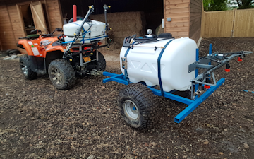 Acc contracting with ATV sprayer at Bramley