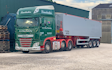 J turner contracting with Tipping trailer at Coningsby