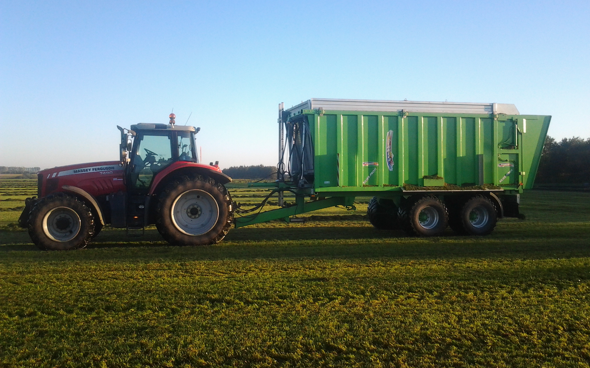 Kirk's mini service med Frakørselsvogn ved Nørre Nebel