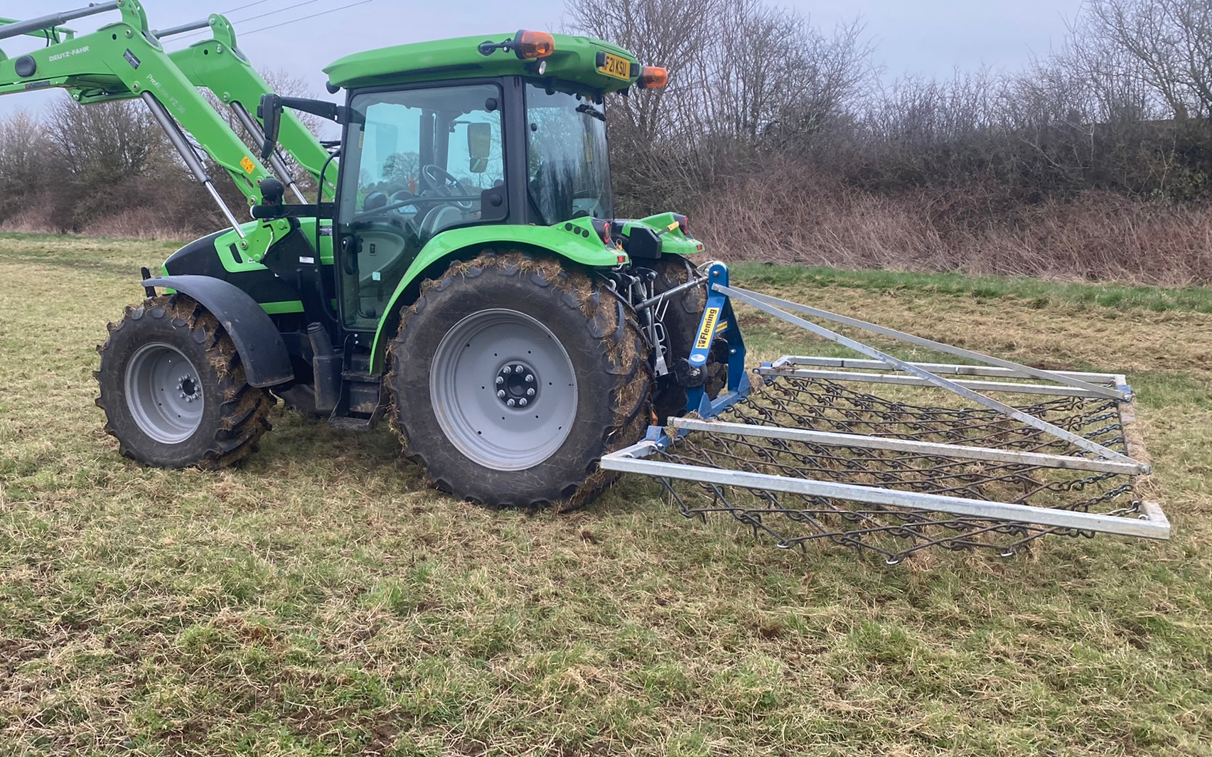 Tms contracts  with Chain harrow at Witts End