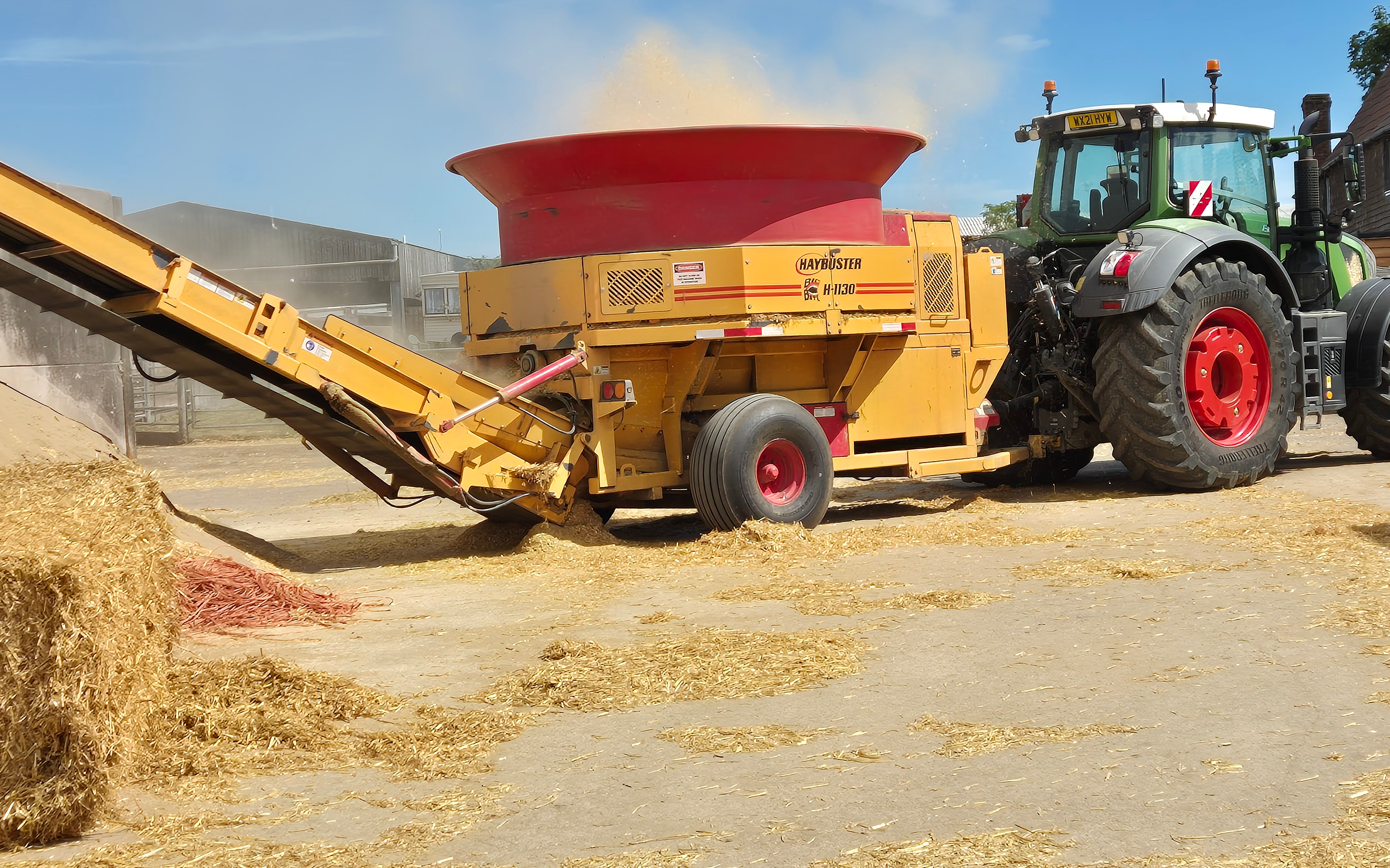 Htbs agriculture with Mobile mill and mix at Chirton