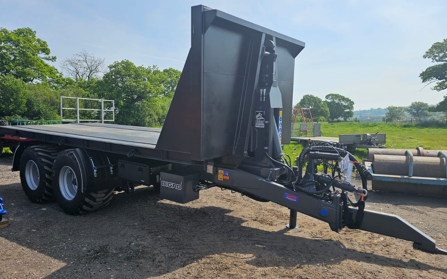 J.woodman & sons   with Flat trailer at Turner Avenue