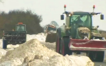 Girsby farm services ltd with Gritting and snow clearance at Girsby Lane