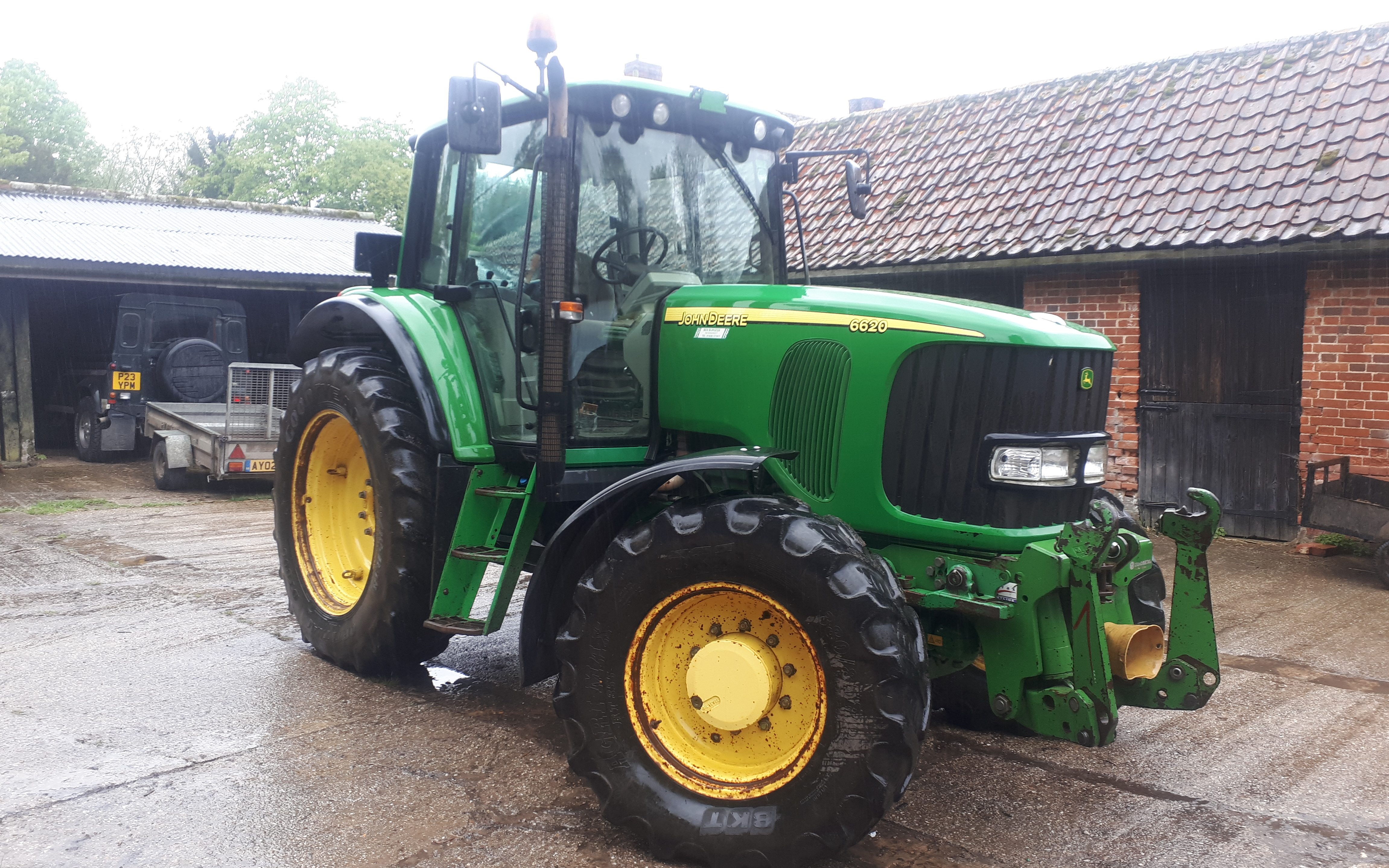 Chris stokes with Tractor 100-200 hp at Stansfield