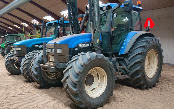 Haaland landbrug aps  med Traktor 101-200 hk ved Hirtshals