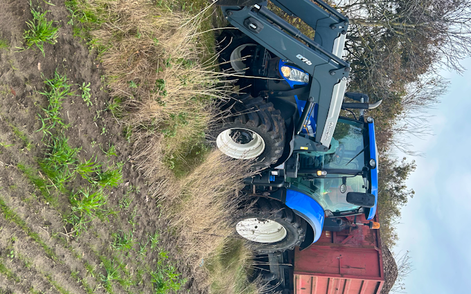 Æ skovtrold med Traktor 201-300 hk ved Ulfborg