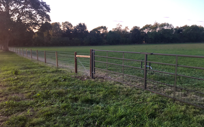 Hrh agricontracts with Fencing at Enstone