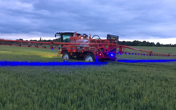 Versatile farming limited  with Self-propelled sprayer at Sutton Coldfield