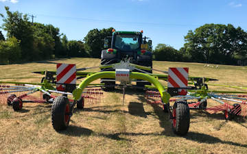 Edwards agricultural services  with Rake at Chorley