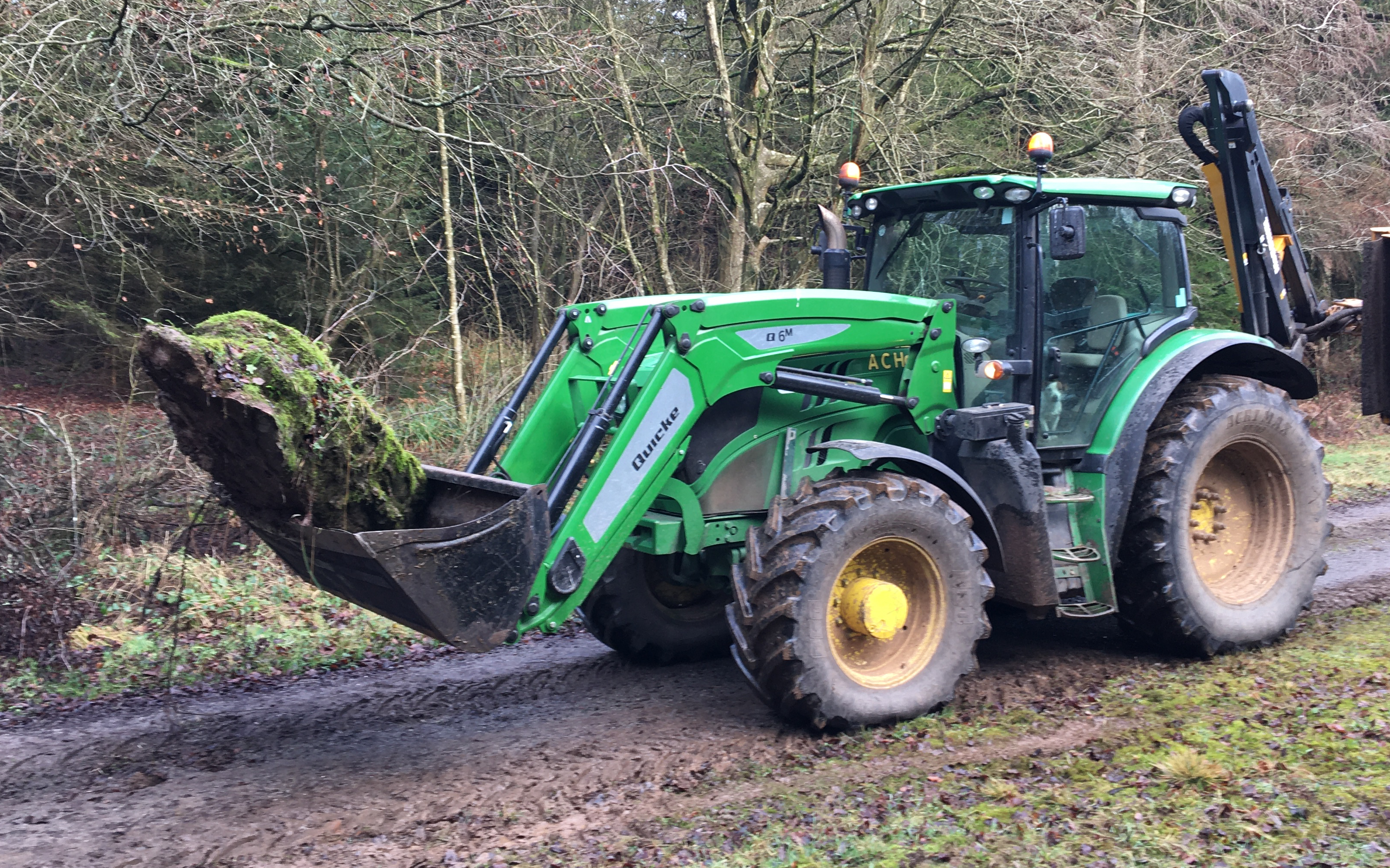 A c harris contracting  with Tractor 100-200 hp at Kingston Seymour