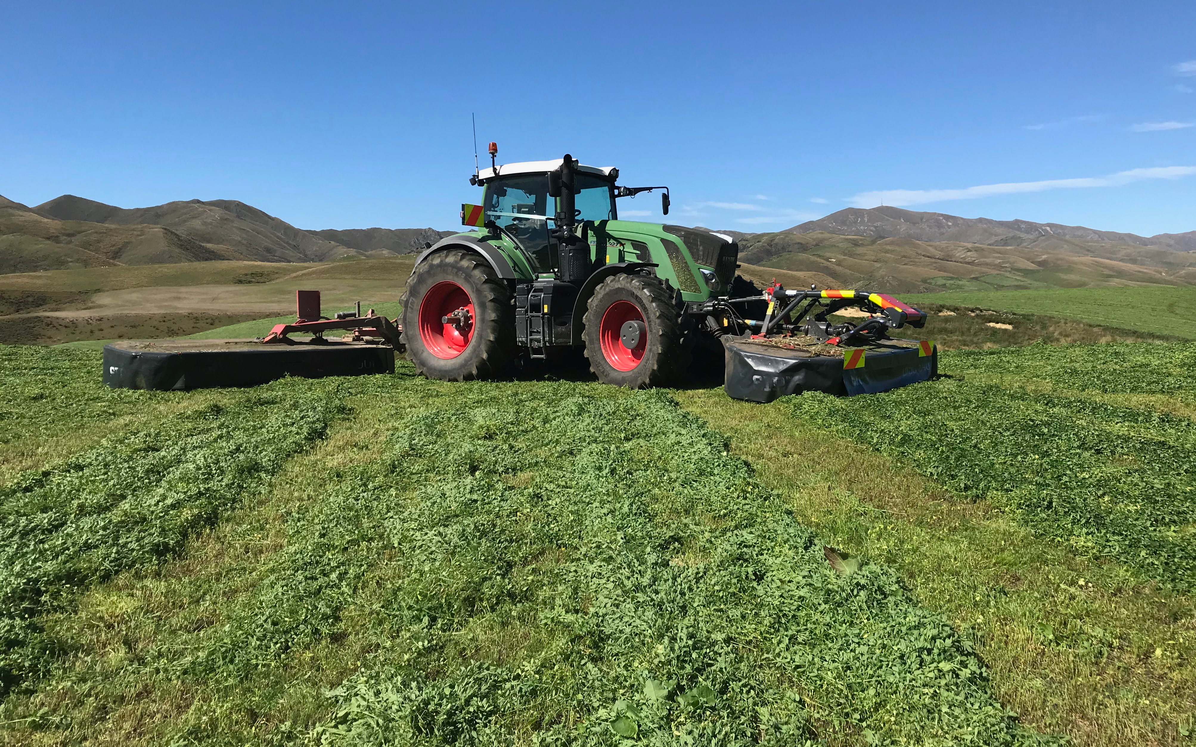 Bleeker ag services with Mower at Otaio