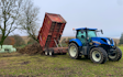 Bright’s agri contracting with Manure/waste spreader at Barn Park