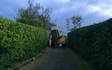 J donnelly agricultural contractors  with Hedge cutter at Stanton