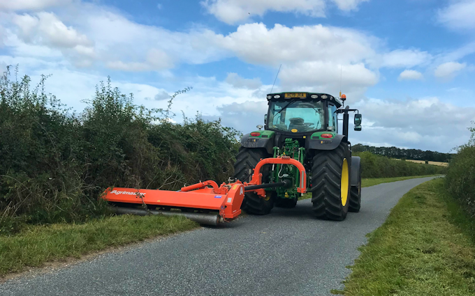 Toby wicks services with Verge/flail Mower at United Kingdom