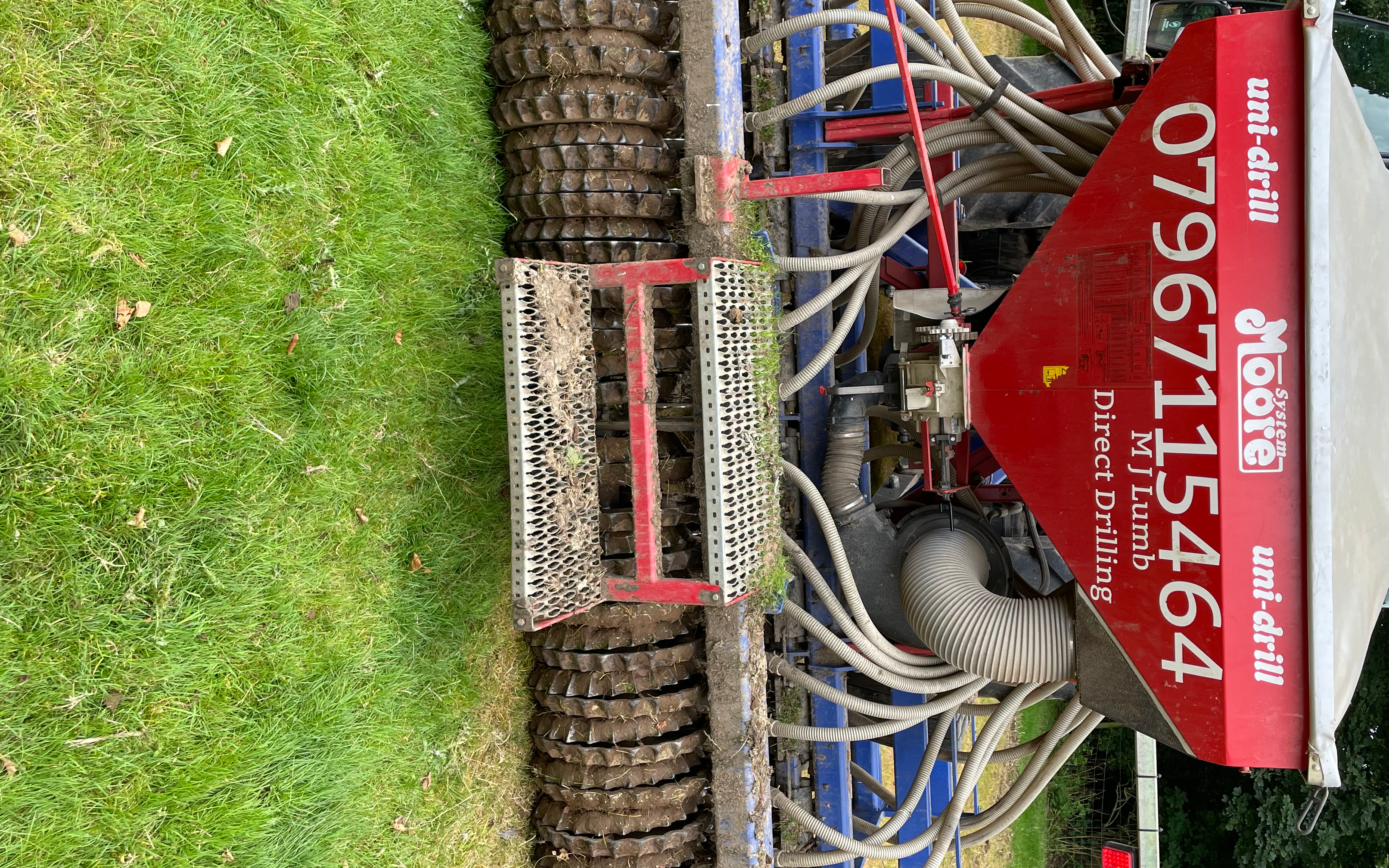 M.j.lumb with Drill at Thornton Steward