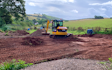 Kirby contracting (tck groundworks)  with Mini digger at Starcross
