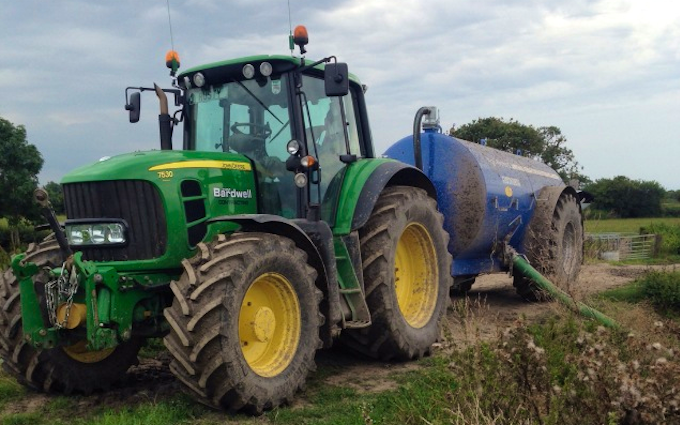 Tom bardwell contracting  with Slurry spreader/injector at Weston-super-Mare
