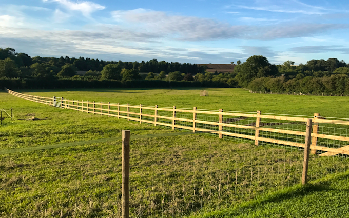 Clews contracting  with Fencing at Wellesbourne
