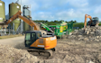 Aeh services with Excavator at Cholsey