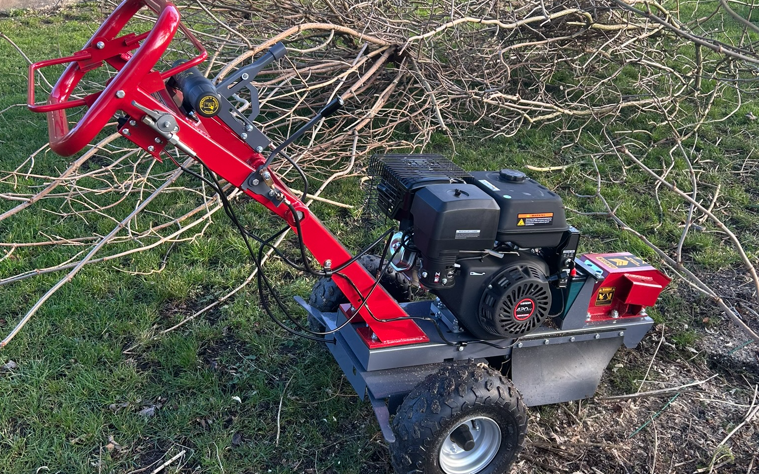 Stjernegård med Rodfræser/Stubfræser ved Slagelse