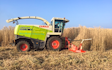 Wendt contractors ltd with Forage harvester at United Kingdom